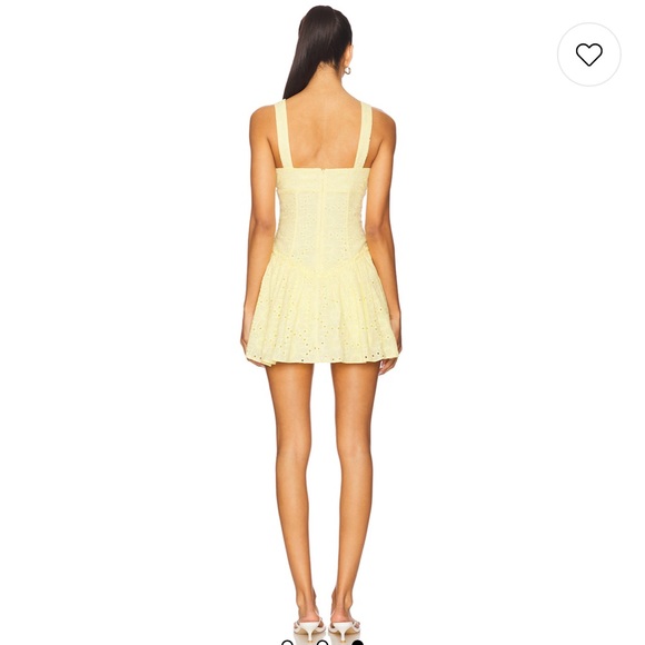 Loretta Romper in Baby Yellow - Picture 3 of 4